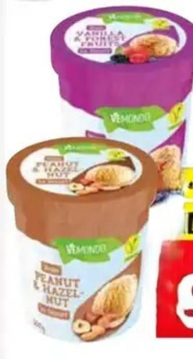 Vemondo Vegán jégkrém vaníliás jégkrém erdei gyümölcsös sziruppal