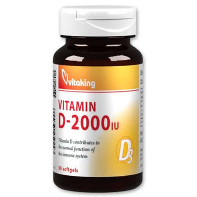 Vitaking D3-vitamin 2000NE rágótabletta