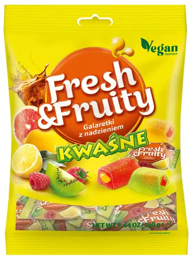 Wawel, Fresh&Fruity savanyú zselés cukor