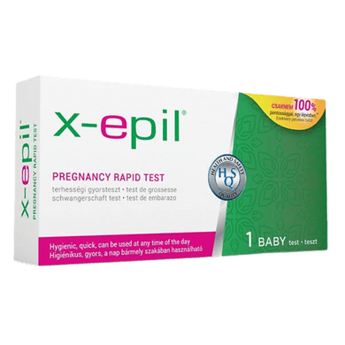 X-epil terhességi gyorsteszt csík